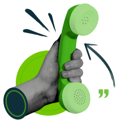 A hand holding a phone