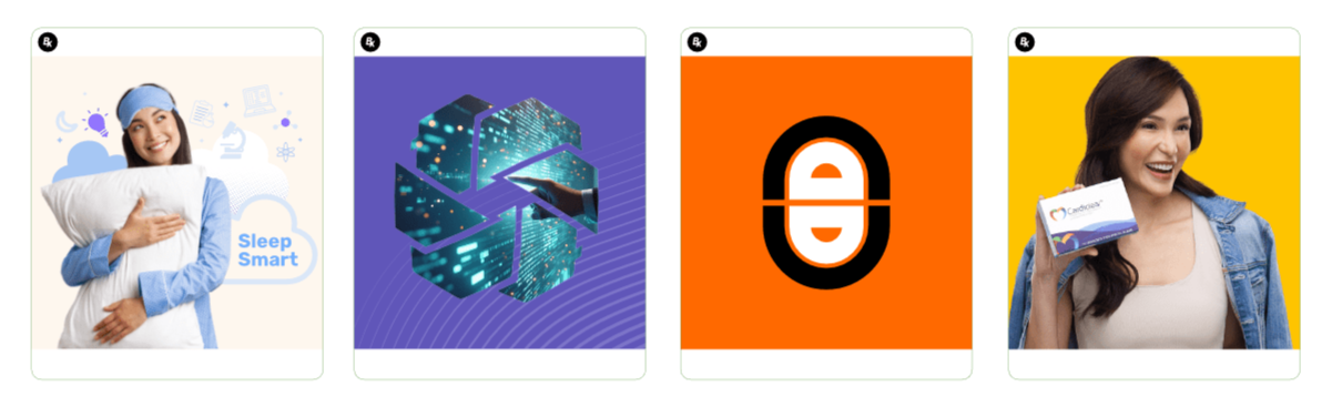 Portfolio showcase. SnoozZ, Faxcable, Brand building support, Cardiclear